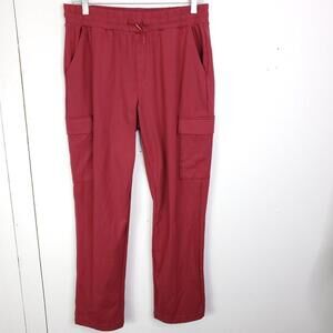 Mondetta Pants Womens M Cargo Utililty Athleisure Pull On Drawstring Waist Ankle